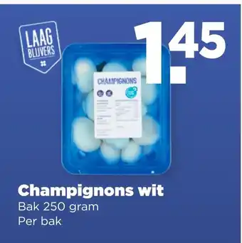 PLUS Champignons wit aanbieding