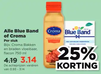 PLUS Alle Blue Band of Croma aanbieding