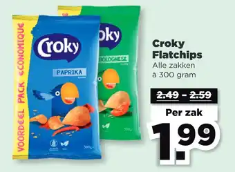 PLUS Croky Flatchips aanbieding