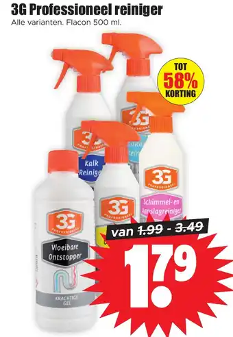 Dirk 3G Professioneel reiniger 500ml aanbieding