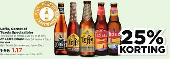 PLUS Leffe, Cornet of Texels Speciaalbier aanbieding