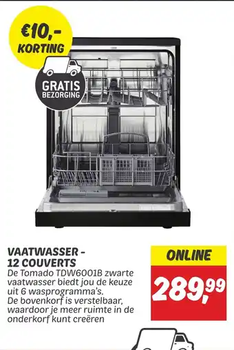 Dekamarkt VAATWASSER-12 COUVERTS aanbieding