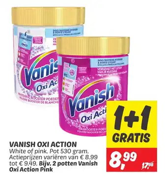 Dekamarkt VANISH OXI ACTION aanbieding