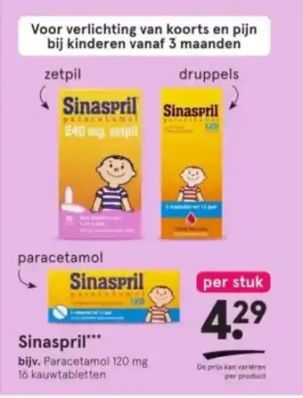 Etos Sinaspril aanbieding