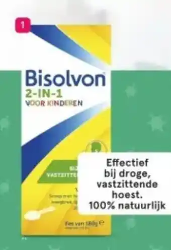 Etos Bisolvon 2-in-1 bij droge en vastzittende hoest voor kinderen 133 ml aanbieding