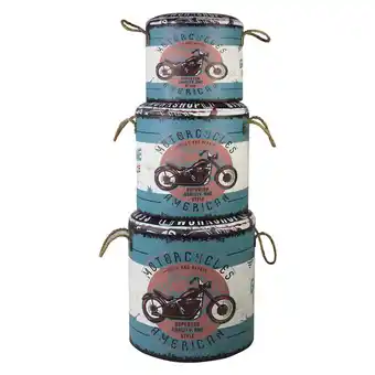 Spartoo Trunks, opbergdozen Signes Grimalt Bars Vintage 3U Motorfiets aanbieding