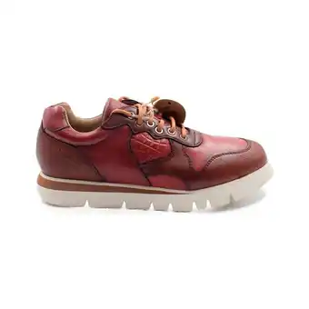 Spartoo Lage Sneakers Take Me Zapatillas casual burdeos de piel by aanbieding