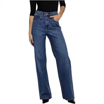 Spartoo Jeans Only VAQUERO PIERNA ANCHA MUJER 15222046 aanbieding