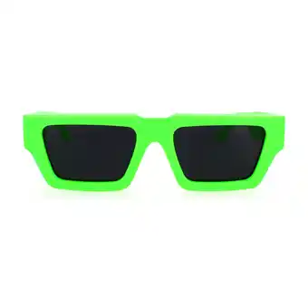 Spartoo Zonnebril Leziff Occhiali da Sole Miami M4939 C13 Verde Fluo aanbieding