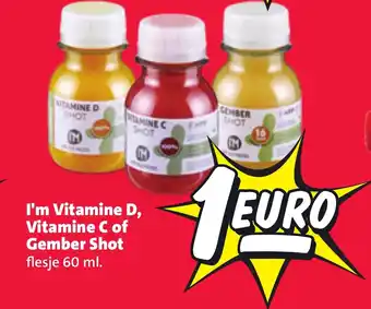 Nettorama I'm Vitamine D, Vitamine C of Gember Shot 60 ml aanbieding