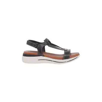 Spartoo Sandalen Blusandal Sandalias negras de piel by aanbieding