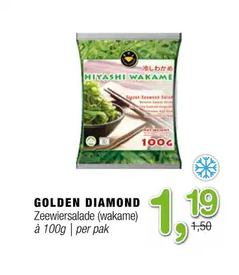 Amazing Oriëntal Golden Diamond Zeewiersalade (wakame) aanbieding