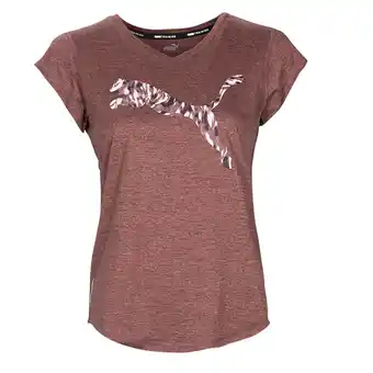 Spartoo T-shirt Korte Mouw Puma TRAIN FAVORITE HEATHER CAT aanbieding