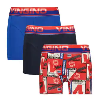 Vingino Boxershort athletics 3 pack aanbieding