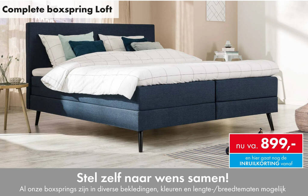 Complete Boxspring Loft Aanbieding Bij Woonsquare