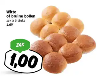Poiesz Witte of bruine bollen aanbieding