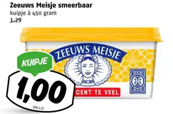 Poiesz Zeeuws Meisje smeerbaar  450 gram aanbieding