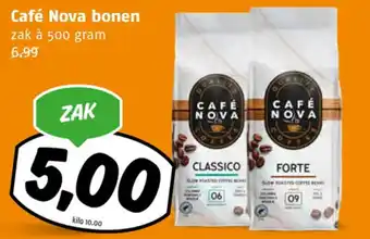 Poiesz Café Nova bonen zak à 500 gram aanbieding