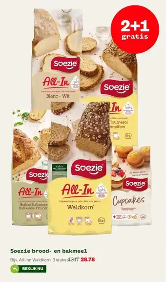 Welkoop Soezie brood- en bakmeel aanbieding