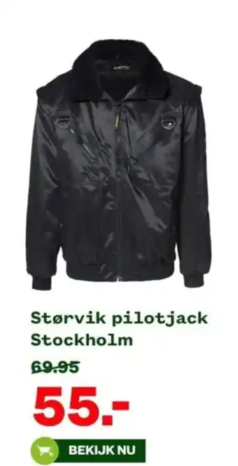 Welkoop Størvik pilotjack Stockholm aanbieding