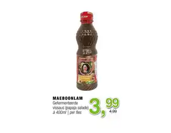 Amazing Oriëntal Maeboonlam Gefermenteerde vissaus (papaja salade) aanbieding