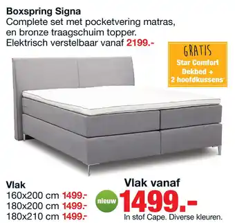 Budget Home Store Boxspring Signa aanbieding