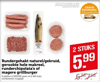 Coop Rundergehakt naturel/gekruid aanbieding