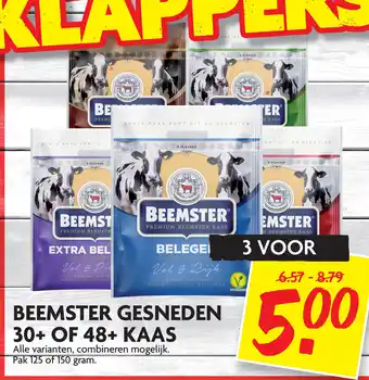 Dekamarkt BEEMSTERGESNEDEN 30+ OF 48+ KAAS aanbieding