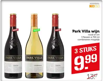 Coop Park Villa wijn aanbieding