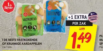 Dekamarkt 1 DE BESTE VÁSTKOKENDE OF KRUIMIGE AARDAPPELEN aanbieding