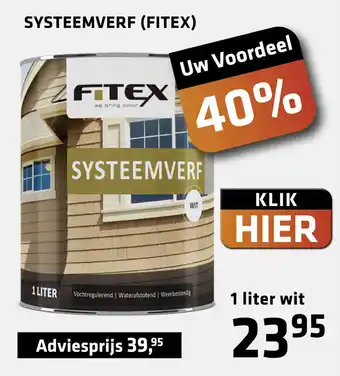 De voordeelmarkt Systeemverf (Fitex) aanbieding