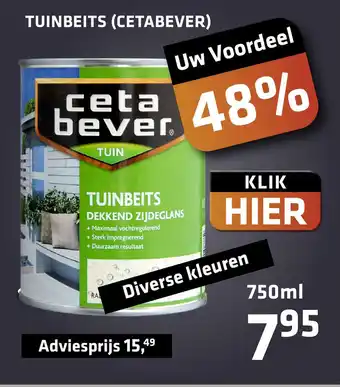 De voordeelmarkt Tuinbeits (Cetabever) aanbieding