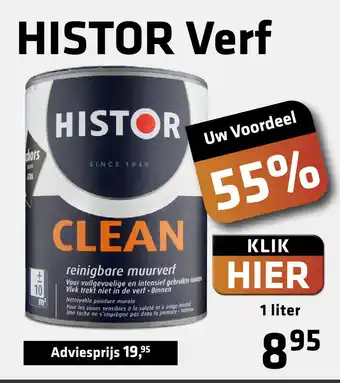 De voordeelmarkt Histor Verf aanbieding