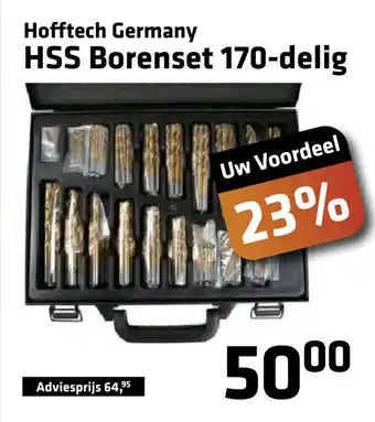 De voordeelmarkt Hofftech Germany HSS Borenset 170-delig aanbieding