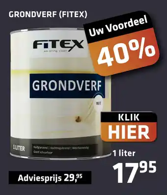 De voordeelmarkt Grondverf (Fitex) aanbieding