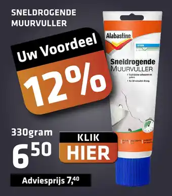 De voordeelmarkt Sneldrogende Muurvuller aanbieding