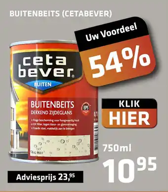 De voordeelmarkt Buitenbeits (Cetabever) aanbieding