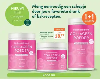 Holland & Barrett Holland & Barrett Collageen Poeder aanbieding