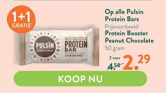 Holland & Barrett Op alle Pulsin Protein Bars aanbieding