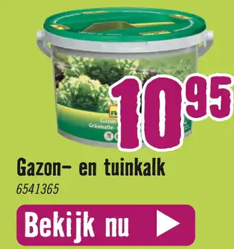 Hornbach Gazon- en tuinkalk aanbieding