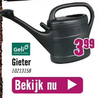 Hornbach GeliG Goods for green Gieter aanbieding