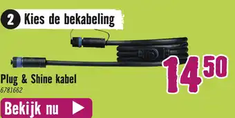 Hornbach Plug & Shine kabel aanbieding