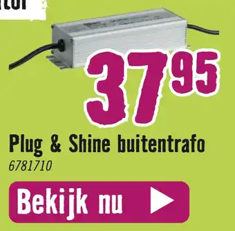 Hornbach Plug & Shine buitentrafo aanbieding