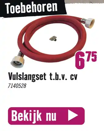 Hornbach Vulslangset t.b.v. CV aanbieding