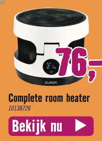 Hornbach Complete room heater aanbieding