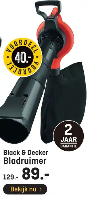 Hubo Black & Decker Bladruimer aanbieding