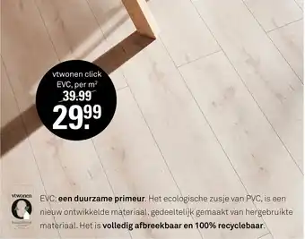 Karwei vtwonen click EVC, per m² aanbieding