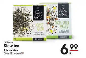 Sligro Pickwick slow tea aanbieding