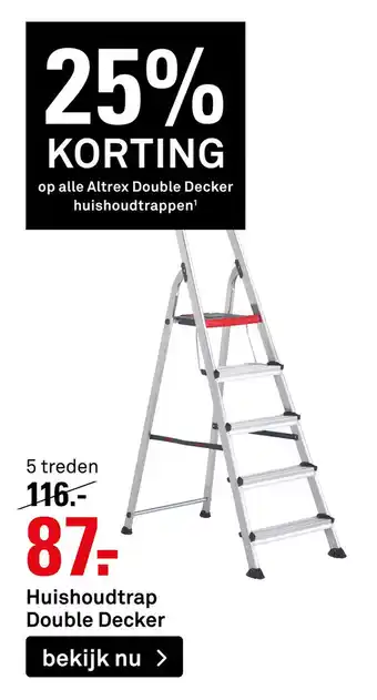 Karwei Huishoudtrap Double Decker aanbieding