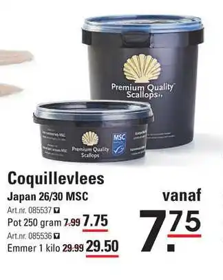 Sligro Coquillevlees 250 gram aanbieding